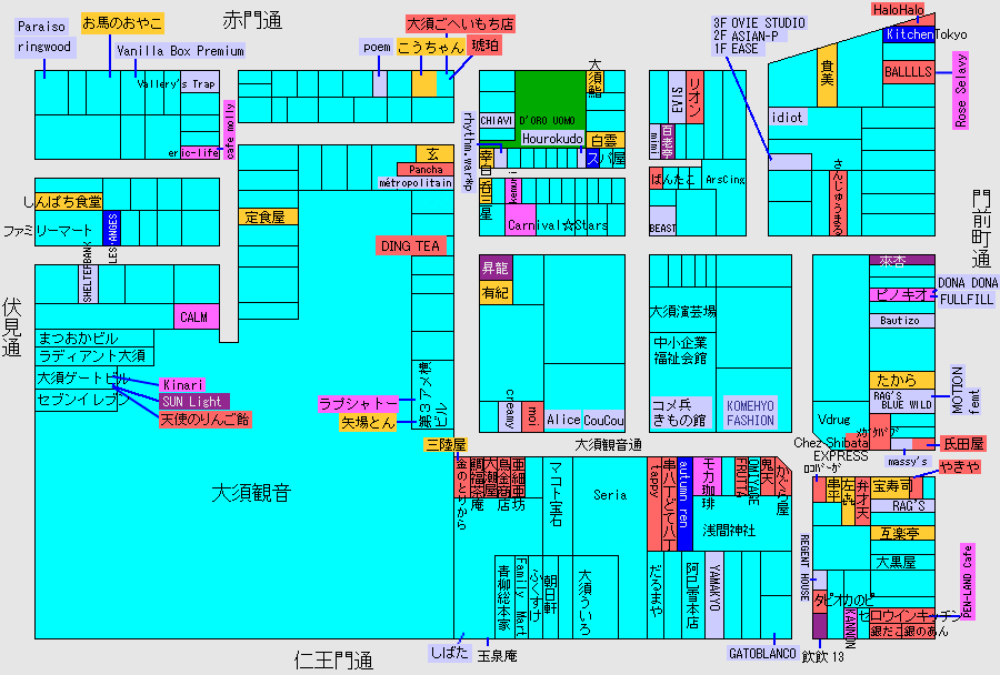 ブロック地図
